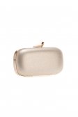 Altın Saten Clutch Çanta V264