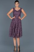 Robe de Soirée Courte Lavande ABK317