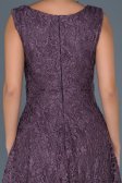 Robe de Soirée Courte Lavande ABK317