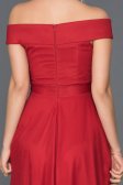Robe d'Invitation Courte Rouge ABK015