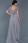 Robe de Fiançaille Longue Gris ABU032
