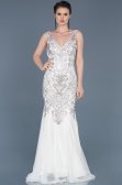 Robe de Soirée Longue Blanc ABU266