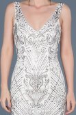Robe de Soirée Longue Blanc ABU266
