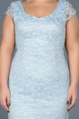Robe Grande Taille Courte Glace ABK010
