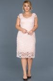 Robe Grande Taille Courte Poudre ABK010