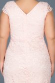 Robe Grande Taille Courte Poudre ABK010