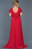 Robes Grande Taille Longue Rouge ABU032