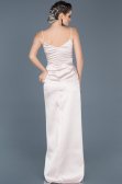 Robe de Fiançaille Longue Bleu Marine-Poudre ABU564