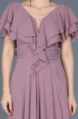 Robe de Fiançaille Longue Lavande ABU032