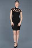 Robe de Soirée Courte Noir ABK256