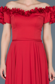 Robe de Soirée Longue Rouge ABU074
