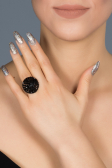 Bague Noir UK002