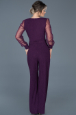 Robe De Soirée Longue Prune ABT012