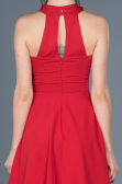 Robe de Cérémonie Courte Rouge ABK392