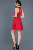 Robe de Cérémonie Courte Rouge ABK392