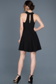 Robe de Cérémonie Courte Noir ABK392