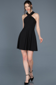 Robe de Cérémonie Courte Noir ABK392