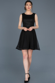 Robe de Soirée Courte Noir ABK452