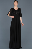 Robe de Cérémonie Longue Noir ABU676