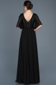 Robe de Cérémonie Longue Noir ABU676