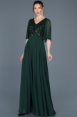 Robe de Cérémonie Longue Émeraude ABU676