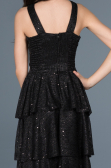 Robe de Soirée Enfants Longue Noir ABU711