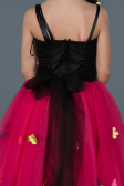 Robe de Soirée Enfants Longue Fushia ABU714