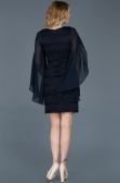 Robe De Soirée Courte Bleu Marine ABK121