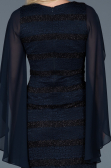 Robe De Soirée Courte Bleu Marine ABK121