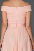 Robe d'Invitation Courte Poudre ABK015
