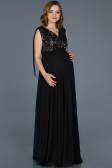 Robes de Soiree de Gross Longue Anthracite ABU746