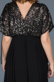 Robes de Soiree de Gross Longue Anthracite ABU746
