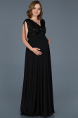 Robes de Soiree de Gross Longue Noir ABU746