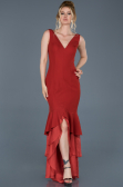 Robe Queue de Poisson Devant court  Dos long Orange ABO036