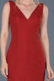 Robe Queue de Poisson Devant court  Dos long Orange ABO036