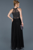Robe de Fiançaille Longue Noir ABU766