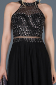 Robe de Fiançaille Longue Noir ABU766
