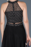 Robe de Fiançaille Longue Noir ABU766