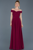 Robe de Fiançaille Longue Prune ABU012