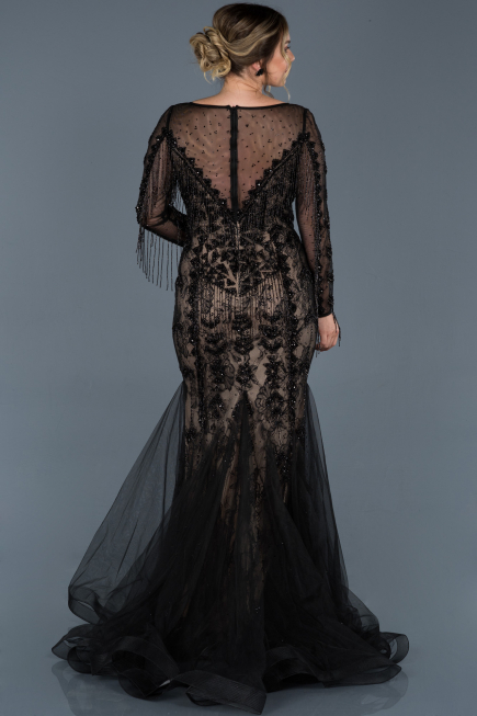 Haute Couture Longue Noir ABU829