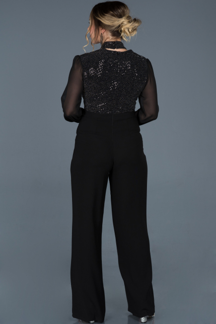 Robe Grande Taille Noir ABT031