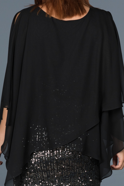Robes de Soiree de Gross Courte Anthracite ABK506