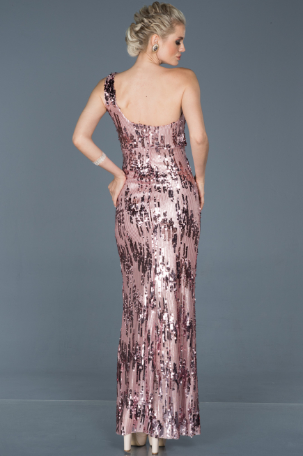 Robe de Soirée Longue Poudre ABU835