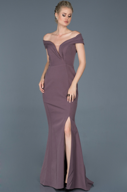 Robe de Soirée Longue Lavande ABU870