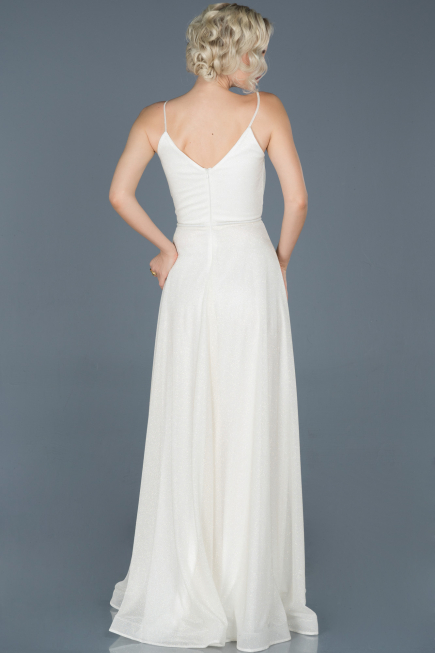 Robe de Fiançaille Longue Blanc ABU888