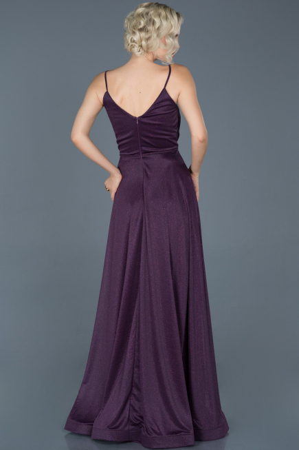 Robe de Fiançaille Longue Violet ABU888