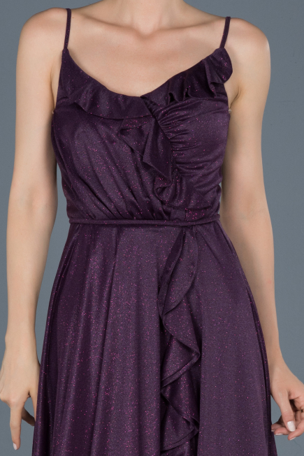 Robe de Fiançaille Longue Violet ABU888
