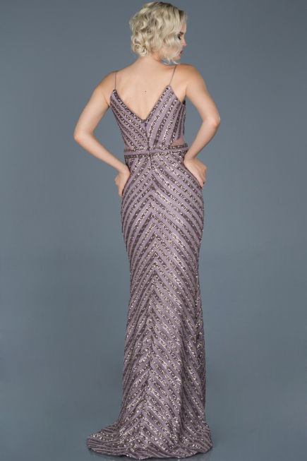 Robe Queue de Poisson Longue Lavande ABU892