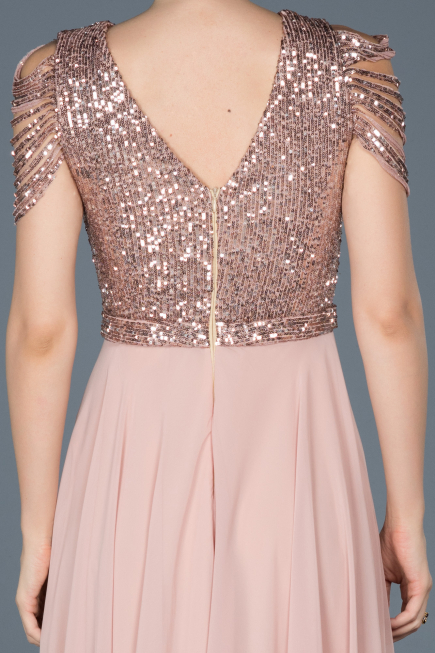 Robe de Cérémonie Longue Poudre ABU932