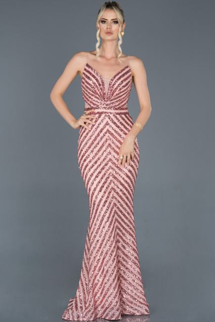 Robe Queue de Poisson Longue Poudre ABU892